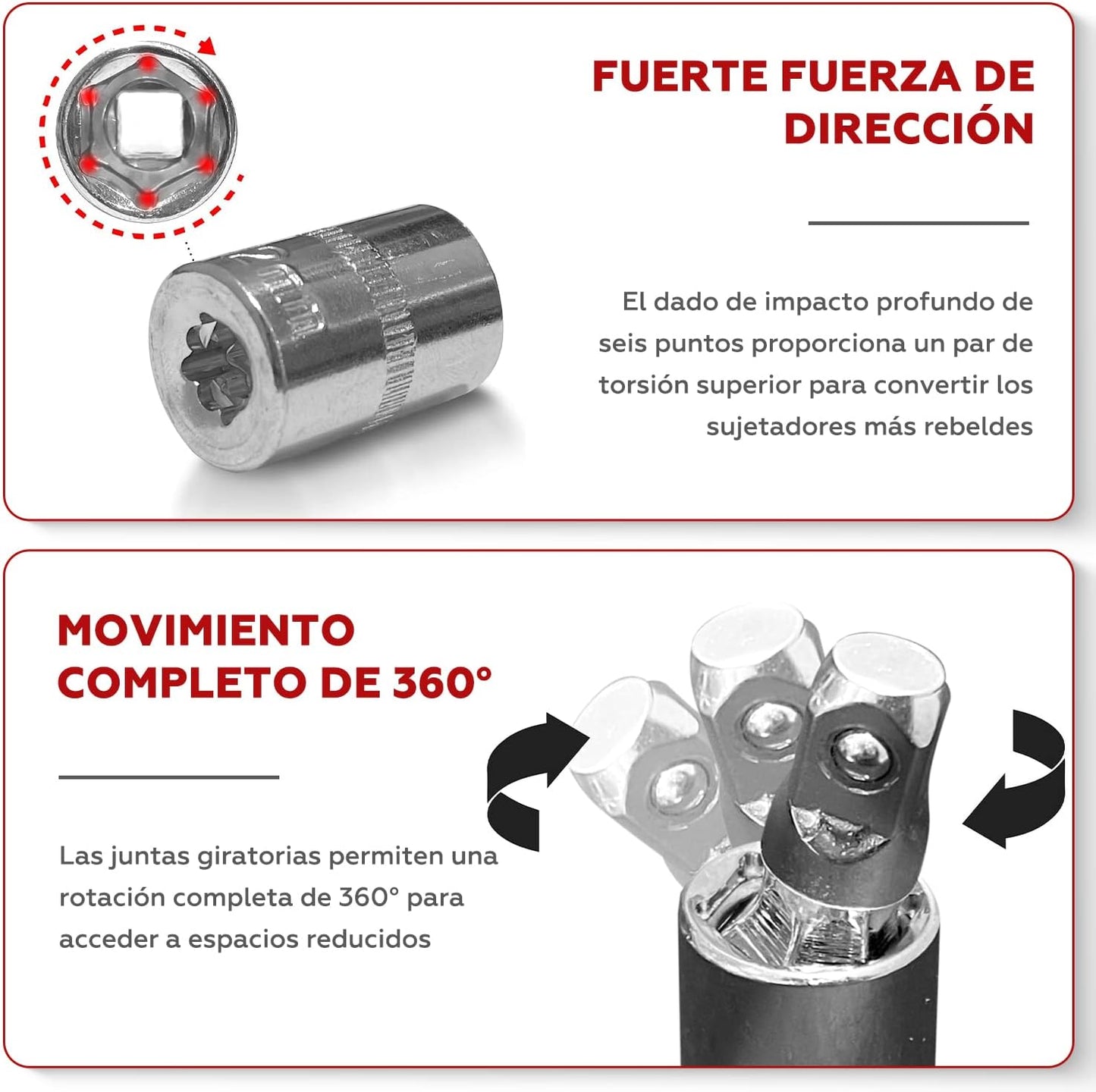 Juego De Llaves De Dados De 46 Piezas