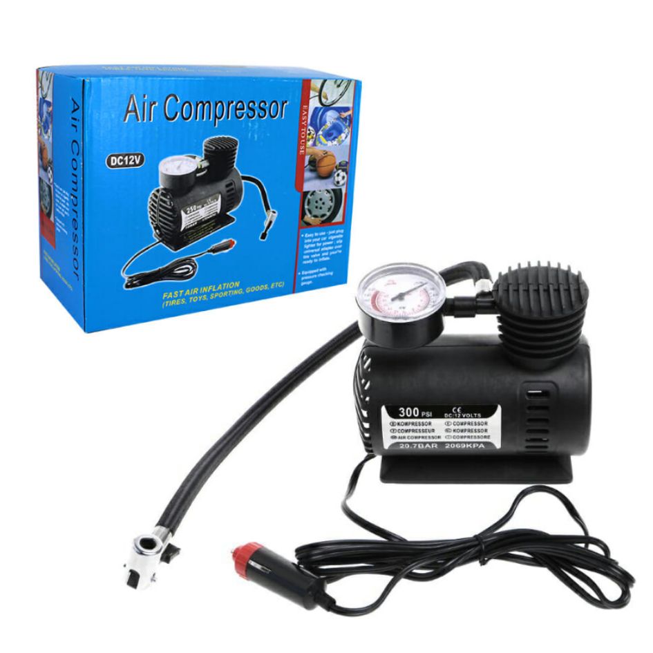 Compresor De Aire Para Llantas Auto 12v