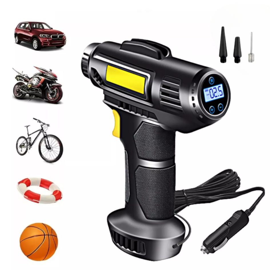 Compresor Inflador Led Automatico