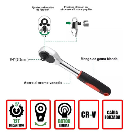 Herramientas Mecanicas De Llave 46pz