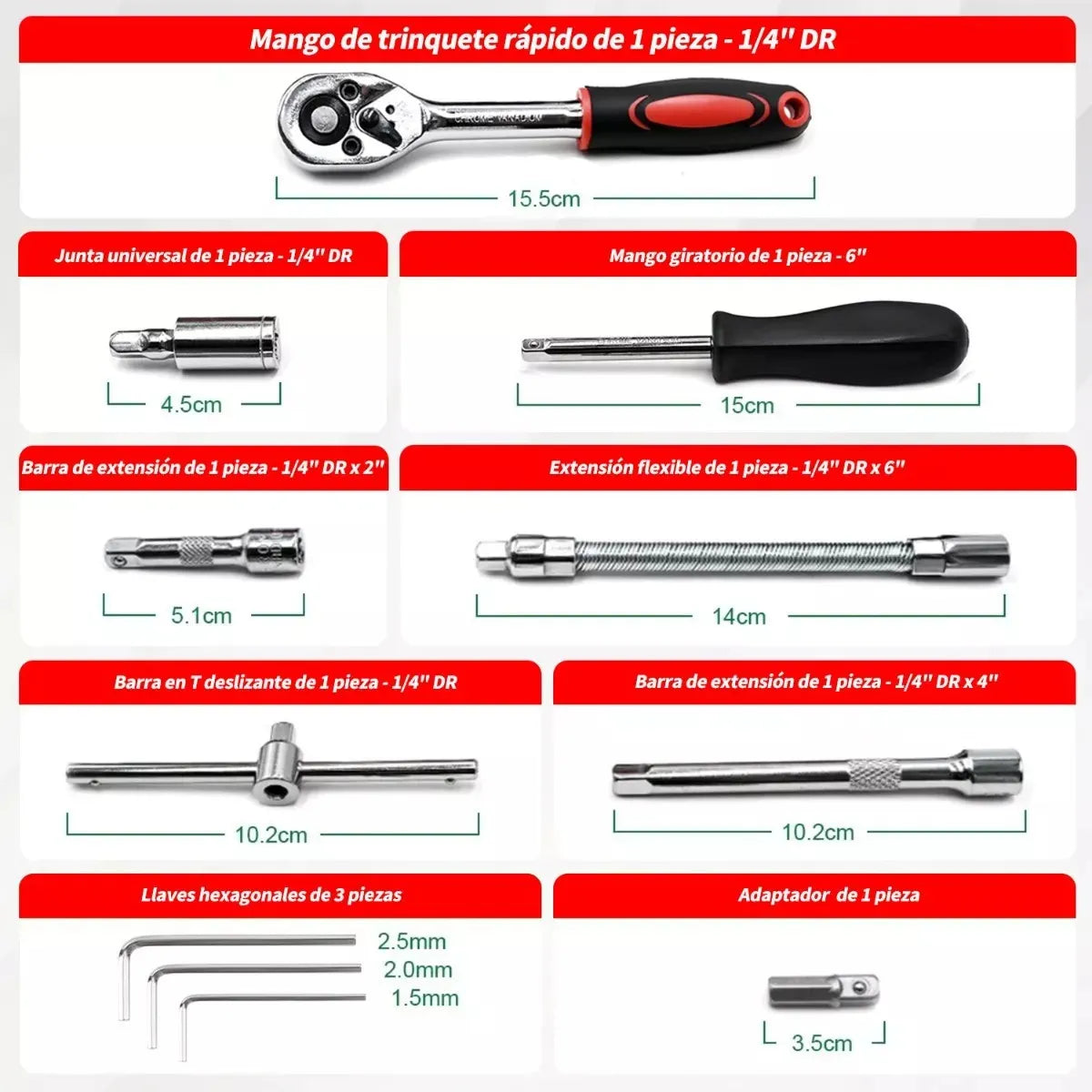 Herramientas Mecanicas De Llave 46pz