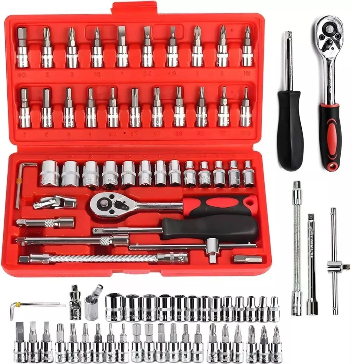 Herramientas Mecanicas De Llave 46pz