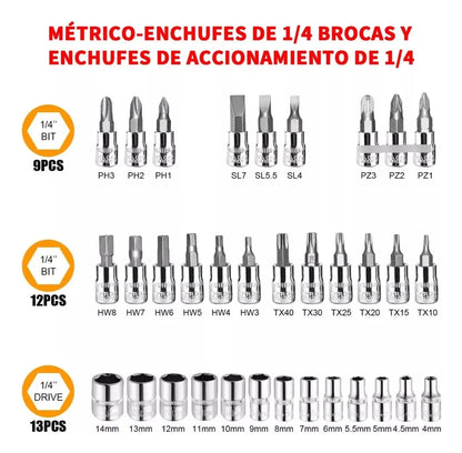 Herramientas Mecanicas De Llave 46pz