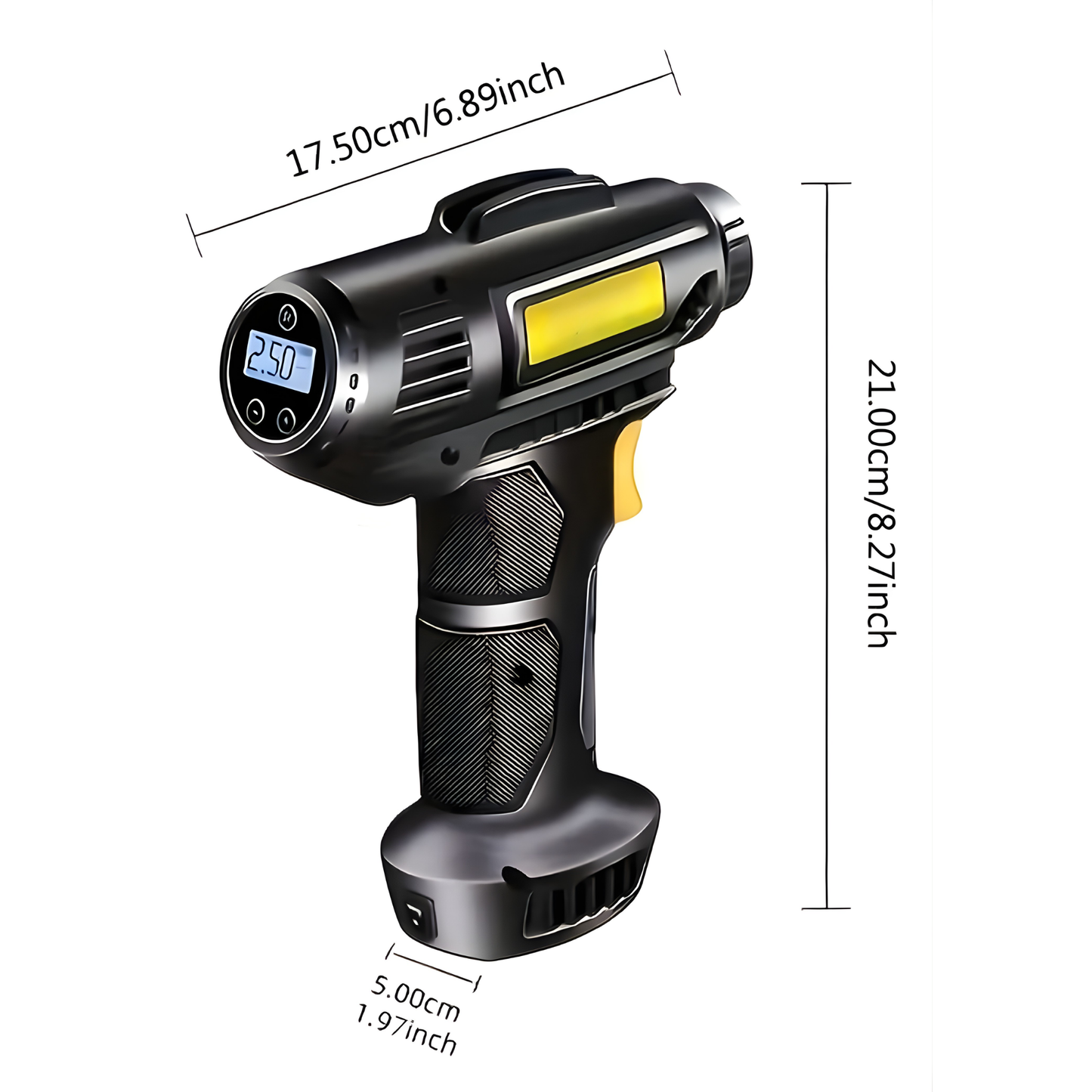 Compresor Inflador Led Automatico
