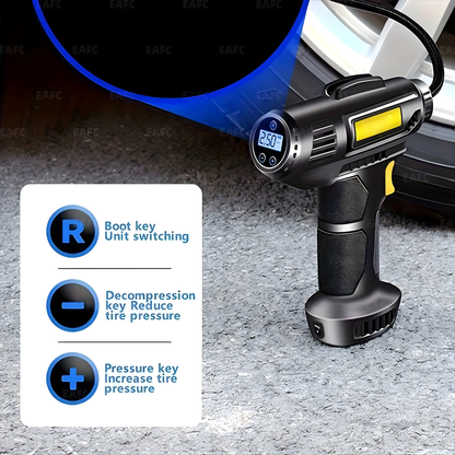 Compresor Inflador Led Automatico